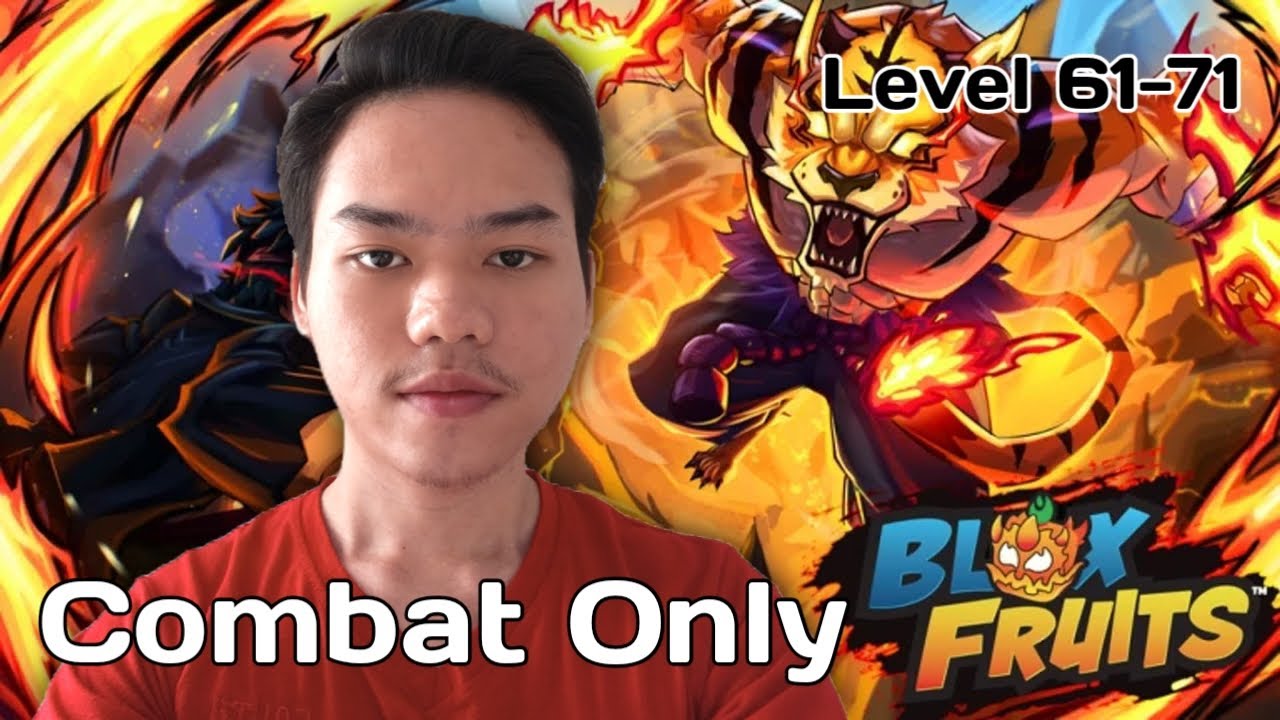 Main Blox Fruits, Tapi Cuma Pakai Combat Sampai Max Level - RBF Combat Only Challenge 61-71