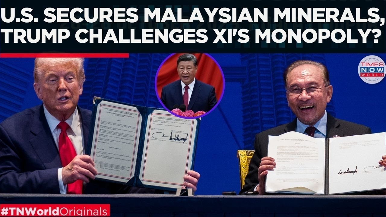 MALAYSIA SIGNS MAJOR DEAL WITH U.S.; Critical Minerals Agreement Sparks Global Attention | Watch