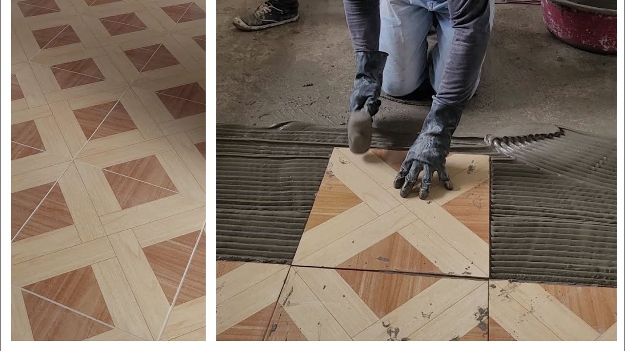 Asi se COLOCA CERAMICA  en un piso usando CEMENTO. Facil, rapido y economico.