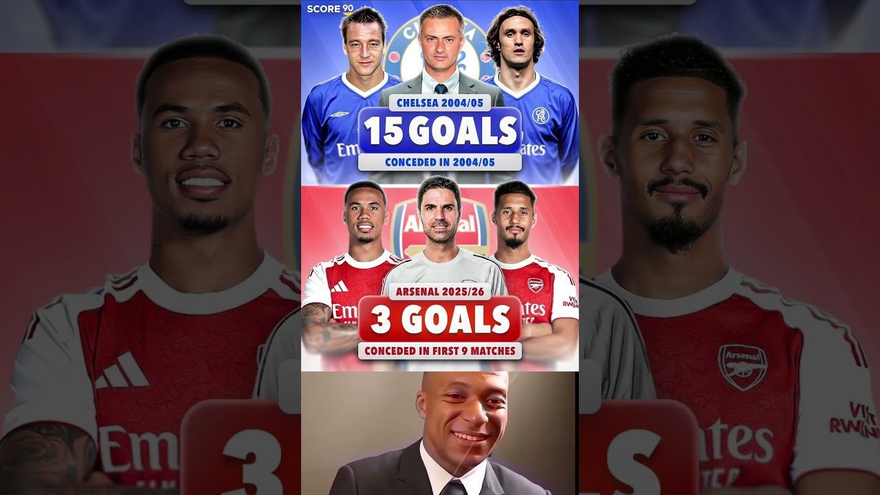 Arsenal 2025/26 vs Chelsea 2004/05 ⚔️ Defensive Masterclass