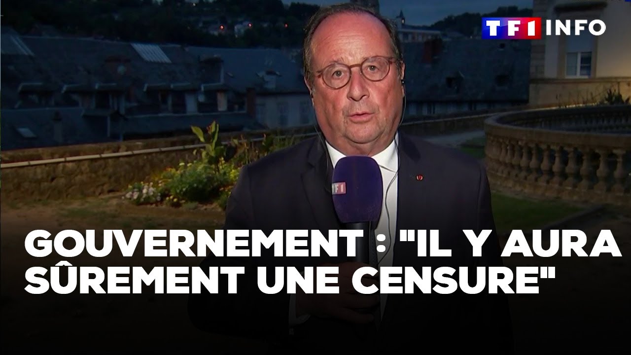 François Hollande était l'invité du 20H de TF1