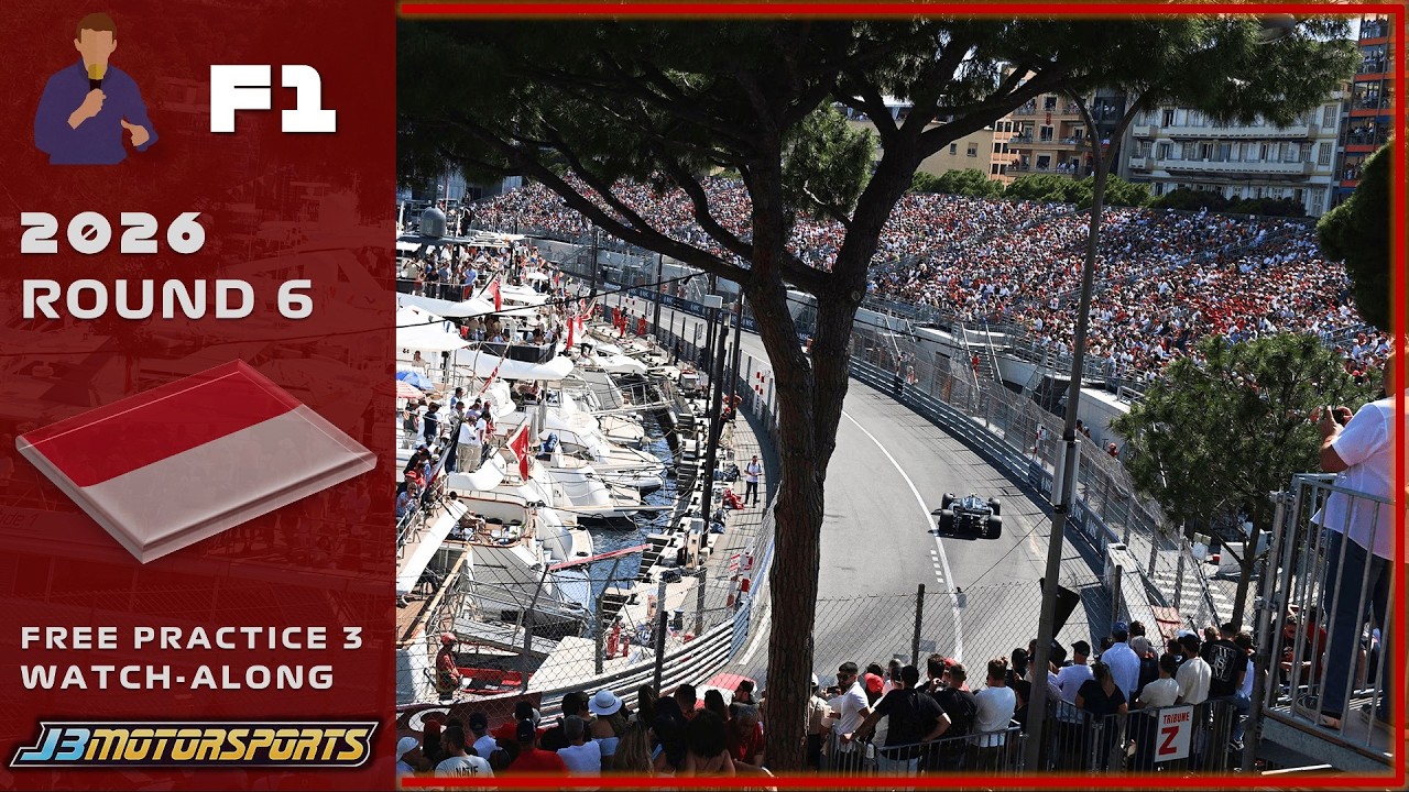 🔴 F1 | 2026 | Round 6 | #MonacoGP | JBMotorsports | Free Practice 3 Watch-Along