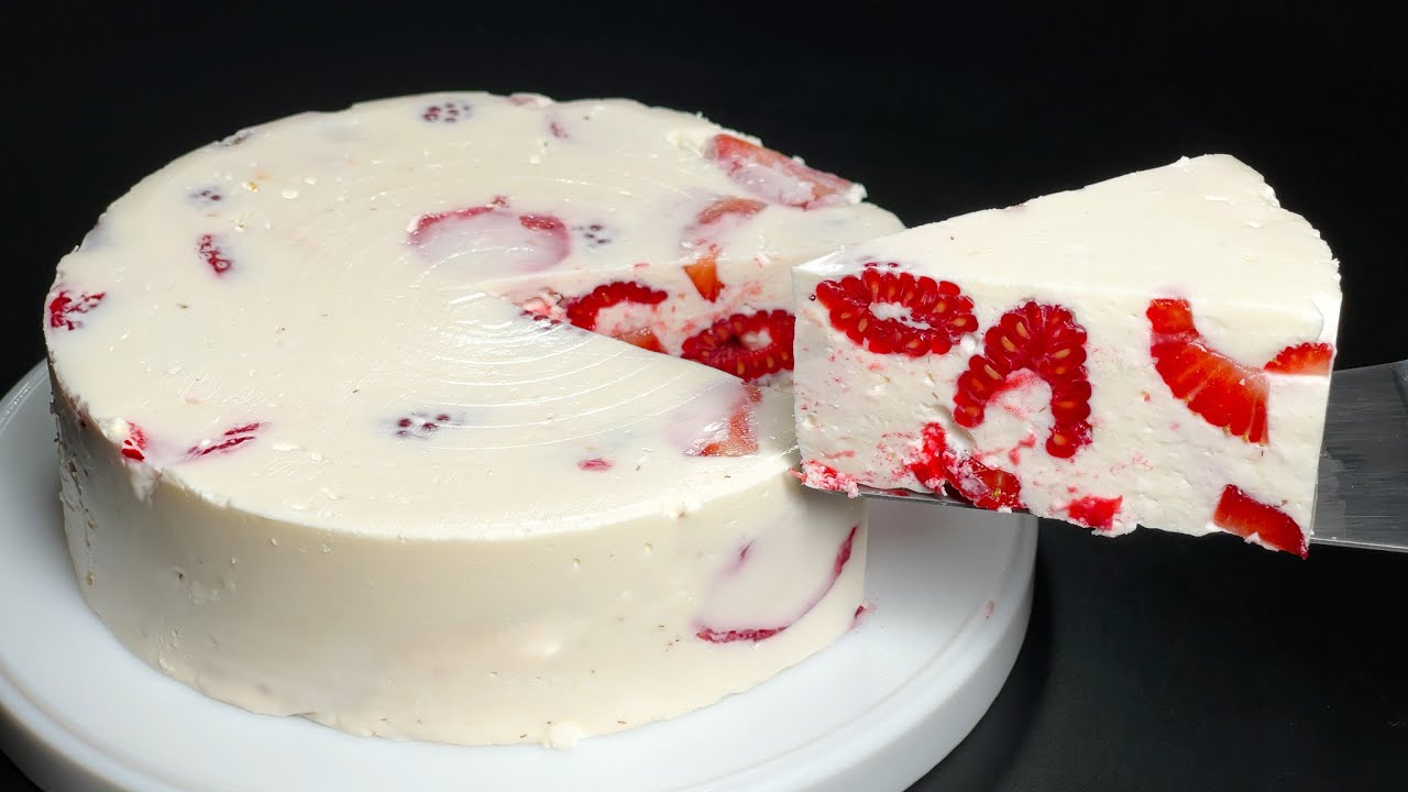 Sommereis mit 3 Zutaten! Genialer Trick mit Erdbeeren und Himbeeren! Schnelles Dessert ohne Backen!
