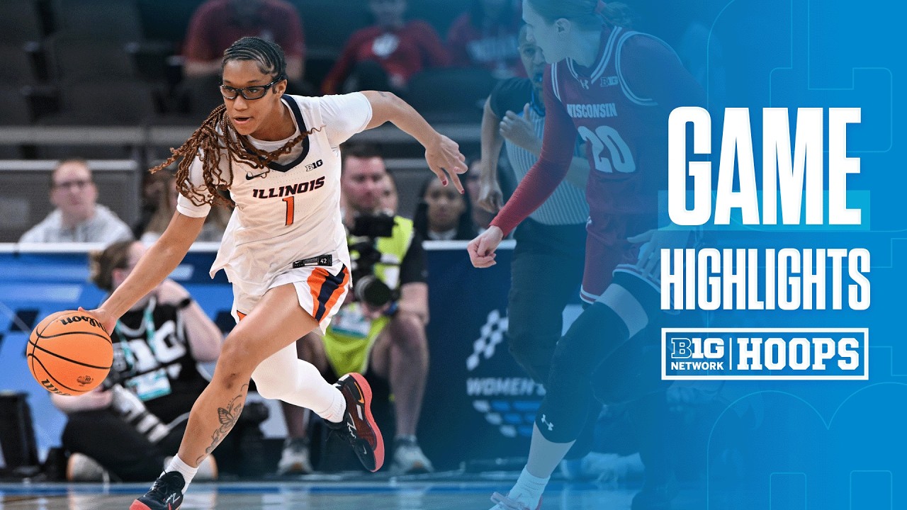 Illinois vs. Wisconsin | HIGHLIGHTS | 2026 B1G Women's Basketball Tournament | 03/04/2026