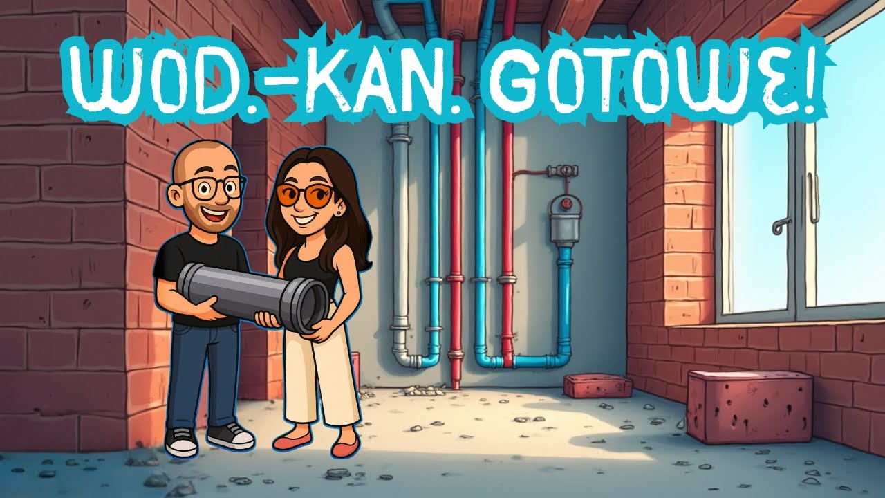 Dom idzie do przodu! 🏠💪 Instalacje wod-kan za nami