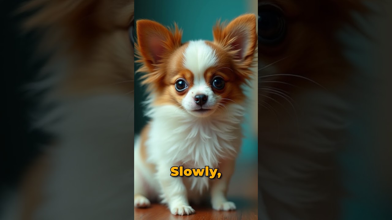 Papillon left all alone 