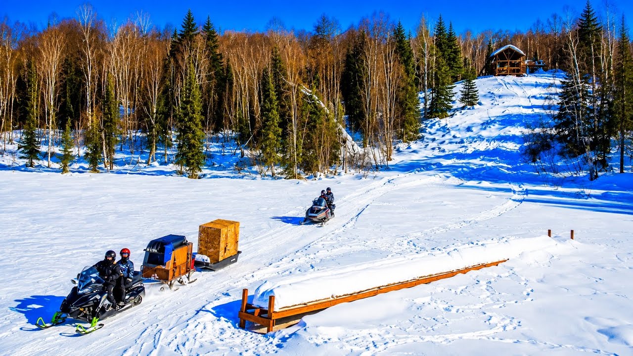 Wind & Ice&hellip;Alaska's Frozen Rivers to our Off Grid Cabin