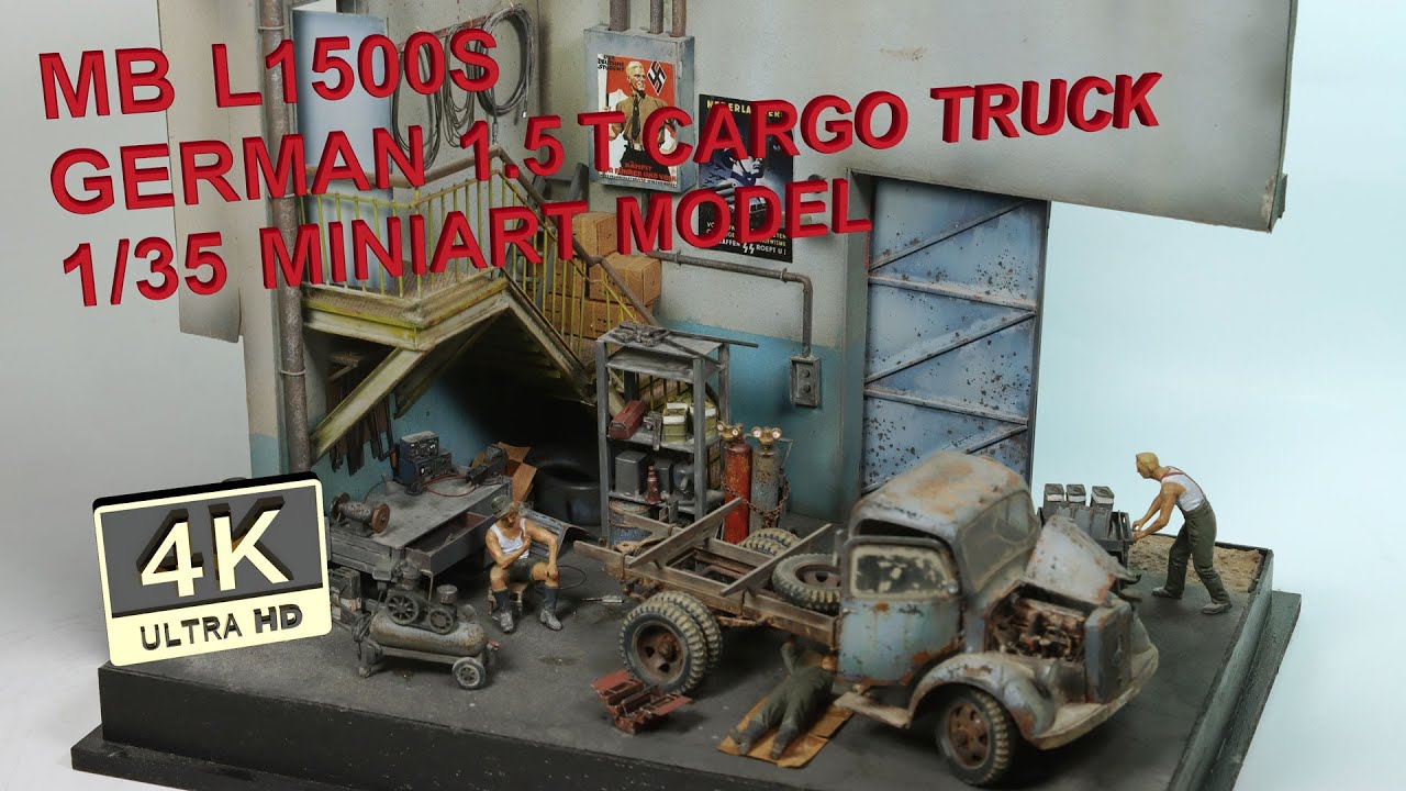 1/35 MB L1500S GERMAN 1,5 t CARGO TRUCK (MINIART Models)