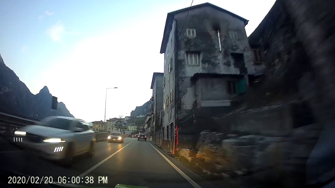 Nei pressi di Longarone,Statale 51