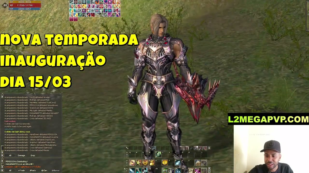 VOLTAMOS? L2 MEGA PVP | INAUGURAÇÃO DIA 15/03 - LINEAGE 2 INTERLUDE PVP SERVER