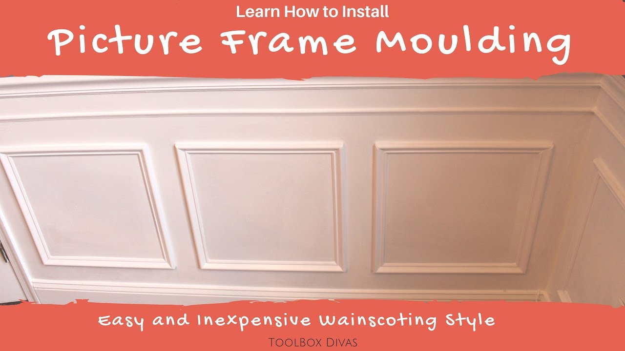 How to Install Picture Frame / Wainscoting Moulding