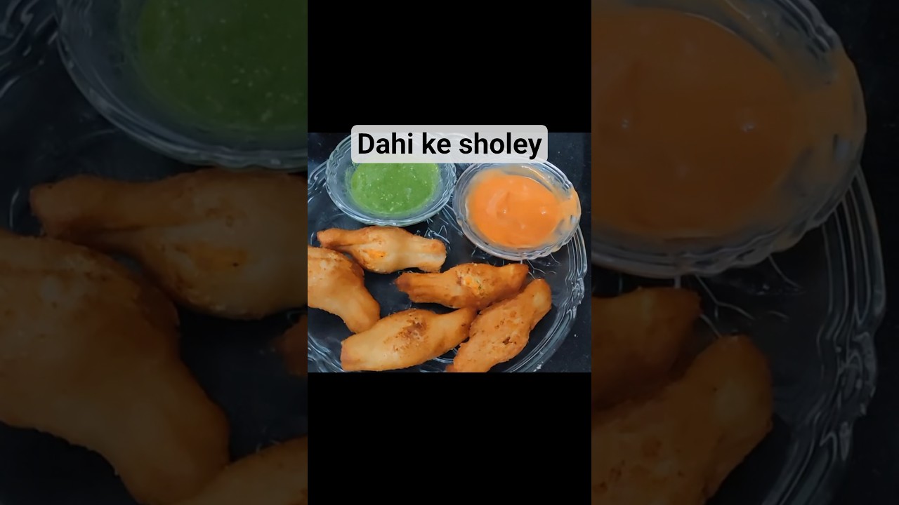 Crispy and Creamy Dahi ke sholey 🔥  