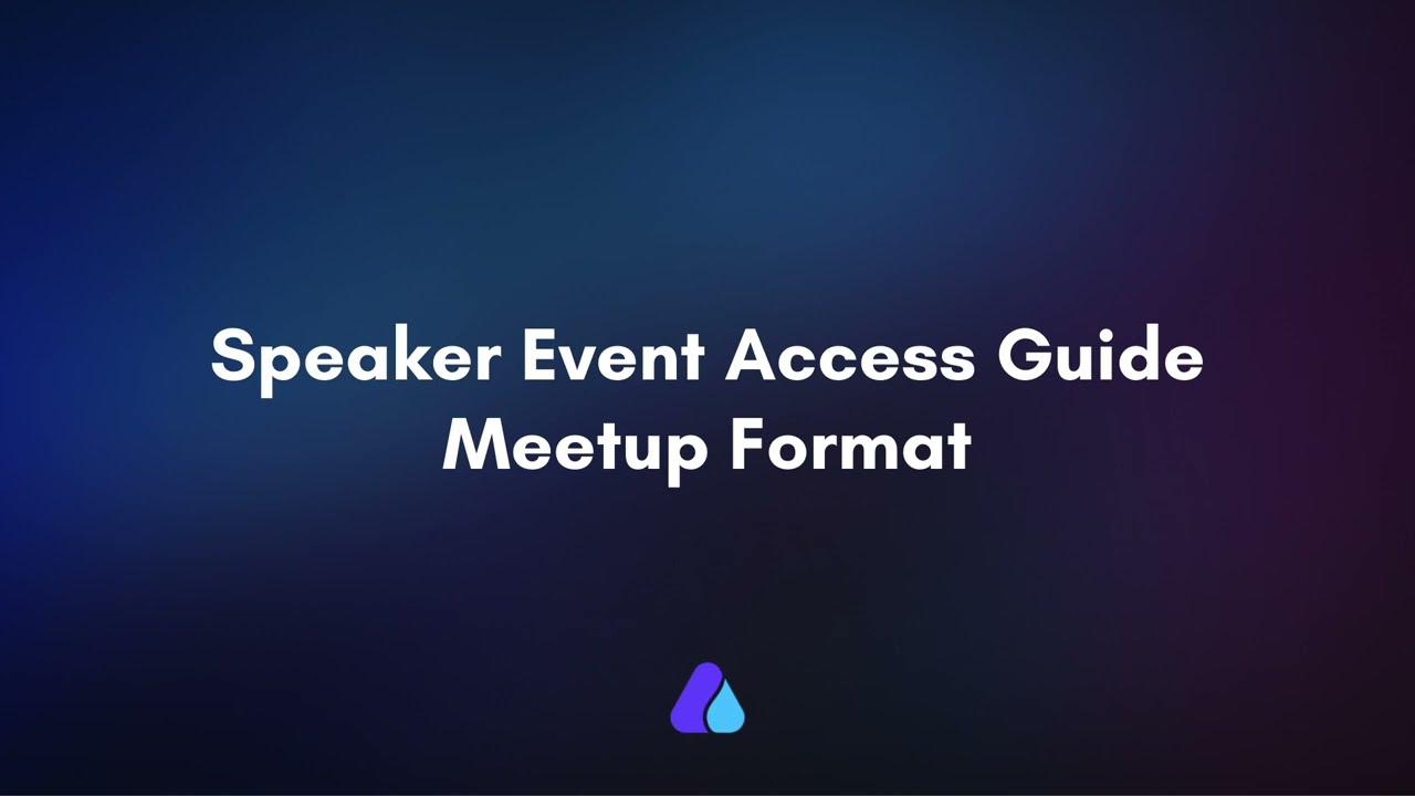 How to enter an Airmeet Event as a Speaker? | (OLDER VERSION)