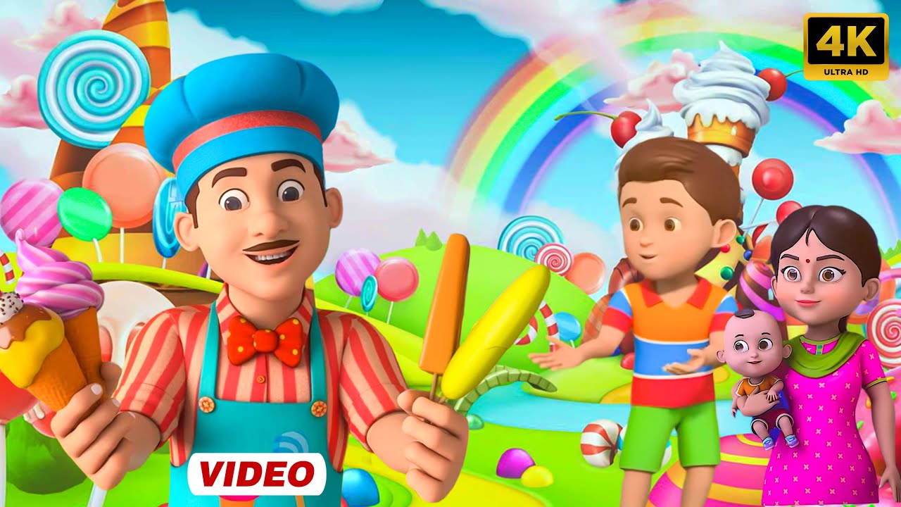 आइसक्रीम वाला और बच्चो के लिए बहुत सारे रोमांचक राइम्स | 23 Minutes Non-Stop Hindi Nursery Rhymes