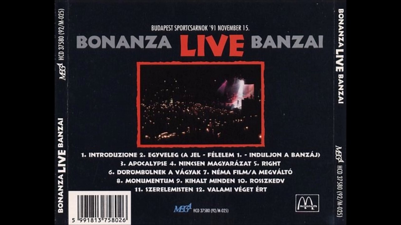 Bonanza Banzai APOKALIPSZIS  BONANZA LIVE VERSION