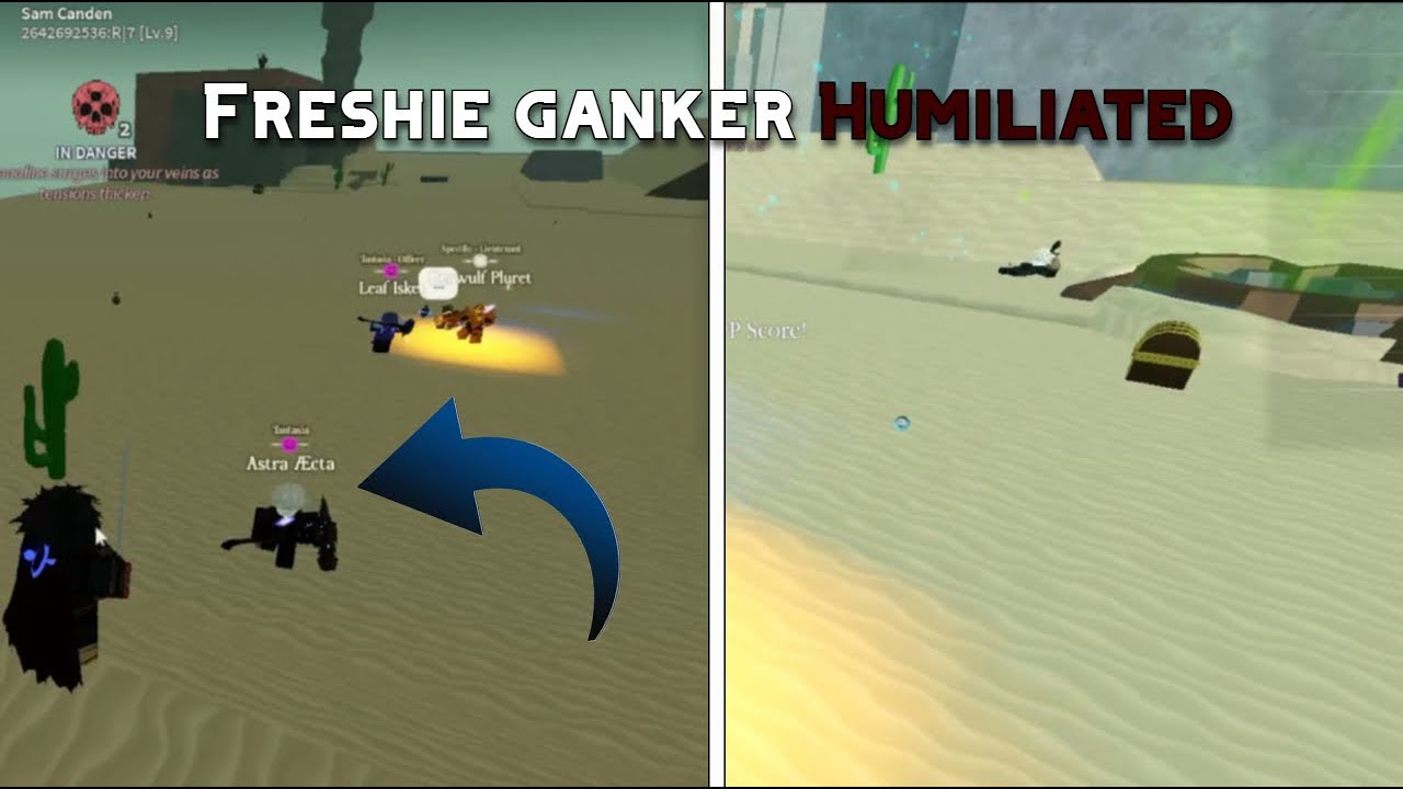 Freshie gankers get humliated during 1v3 bossraid | Deepwoken