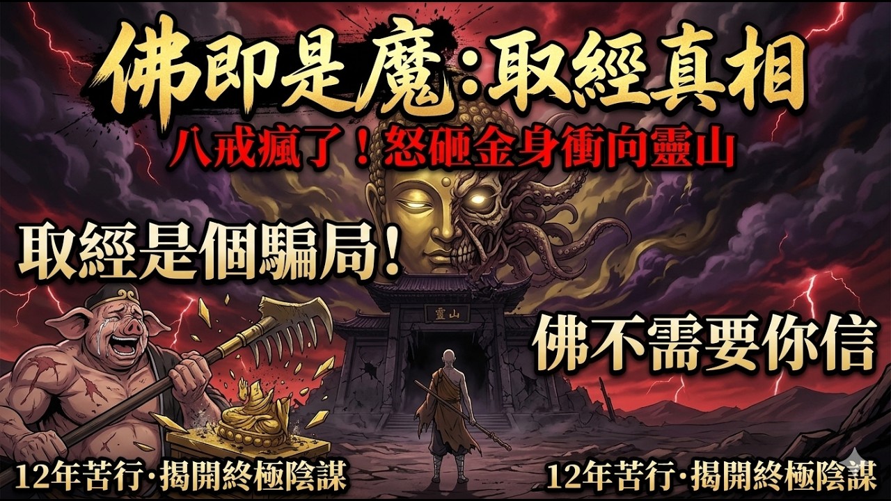 [MULTISUB] 西遊真相太可怕！佛不需要你信，只要你怕？他苦行12年發現驚天陰謀，二師兄怒砸金身：這經我不取了！孤身衝向漫天神佛，揭秘靈山背後的血色祭壇！ |  奇幻 驚悚 | 一口氣看完