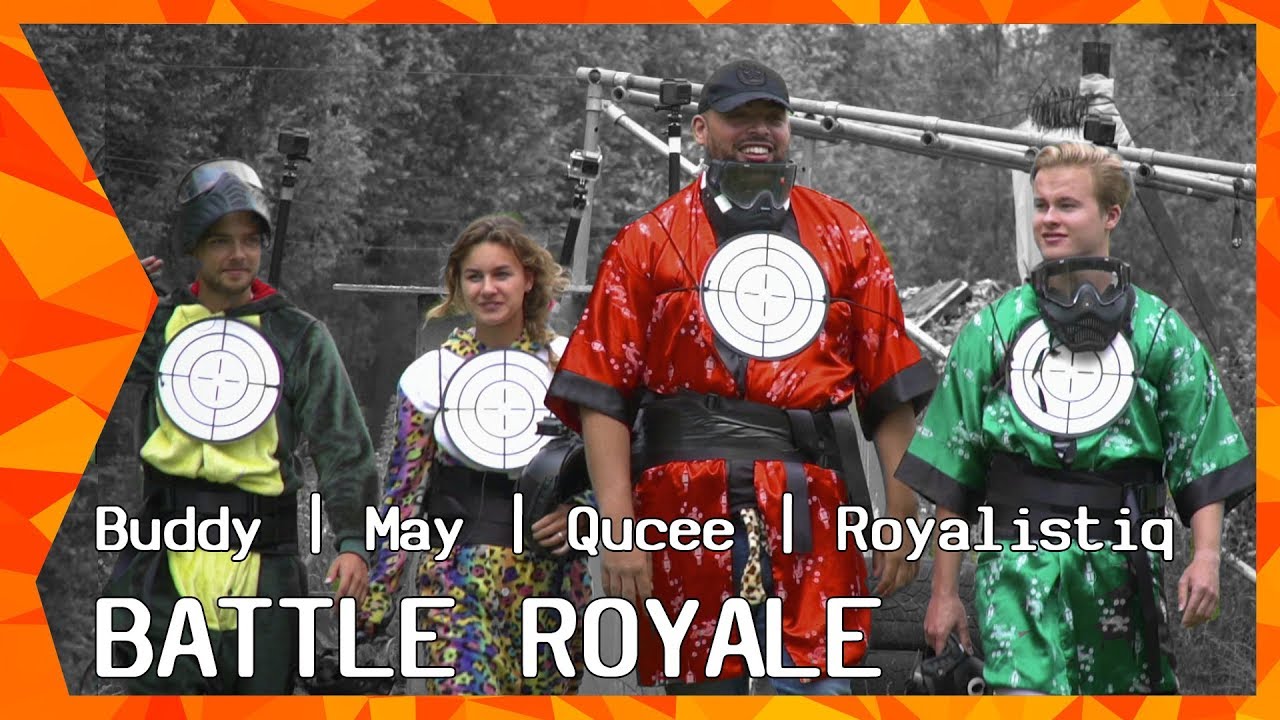 ZAPPSPORT BATTLE ROYALE: PART 1 | ROYALISTIQ, QUCEE, BUDDY & MAY VS 100 KIDS | FORTNITE IN REAL LIFE