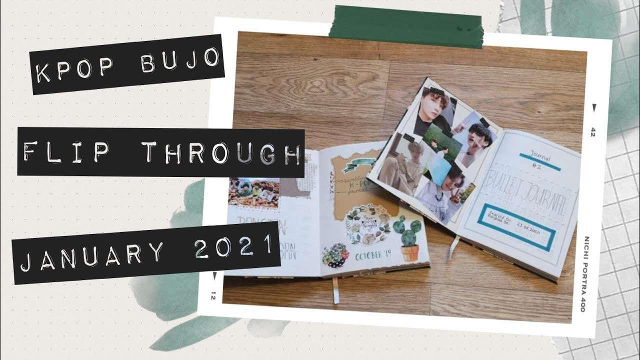 ✨ KPOP BUJO FLIP THROUGH | JANUARY 2021 ✨