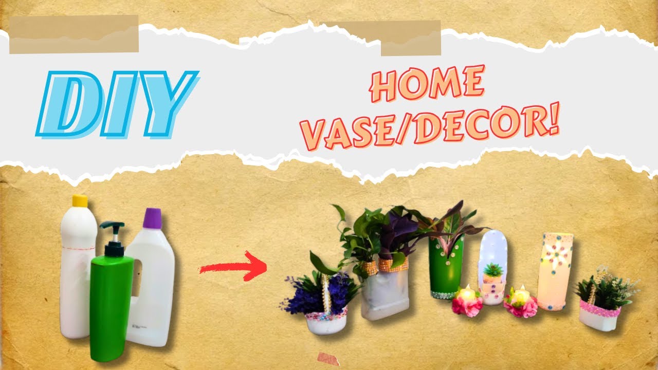 DIY Home Decoration/Decor From Shampoo Bottles Idea! | TCH
