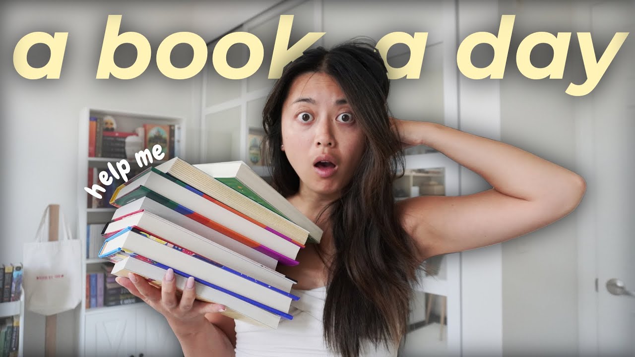 I read ONE BOOK A DAY for an ENTIRE week! (being delulu?) 📚
