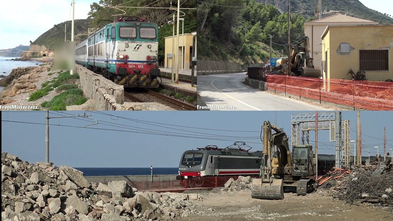 La stazione che non c' è più!Transiti demolizione e ricostruzione.