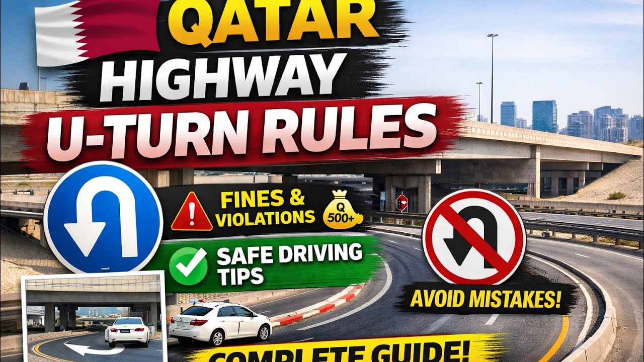 Qatar Highway U-Turn Rules: Complete Driving Guide, Fines & Safety Tips