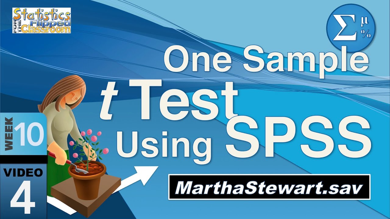 How to Do a One Sample t Test in SPSS (10-4)