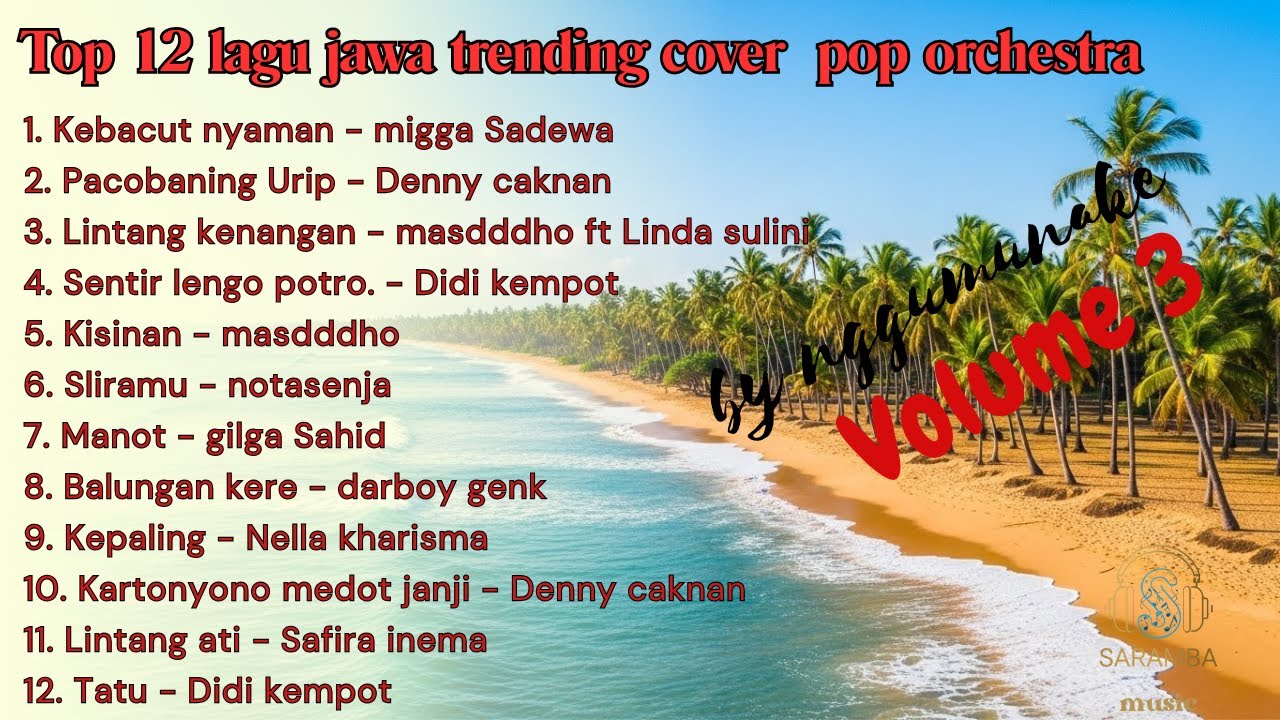 12 TOP LAGU JAWA TRENDING 2000-AN VOL. 3 🎻 | Cover Pop Orchestra – Nggumunake