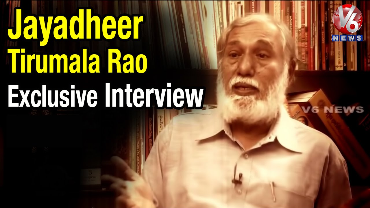 Telangana Literature and Historical Researcher Jayadheer Tirumala Rao - V6 Telangana Animuthyalu