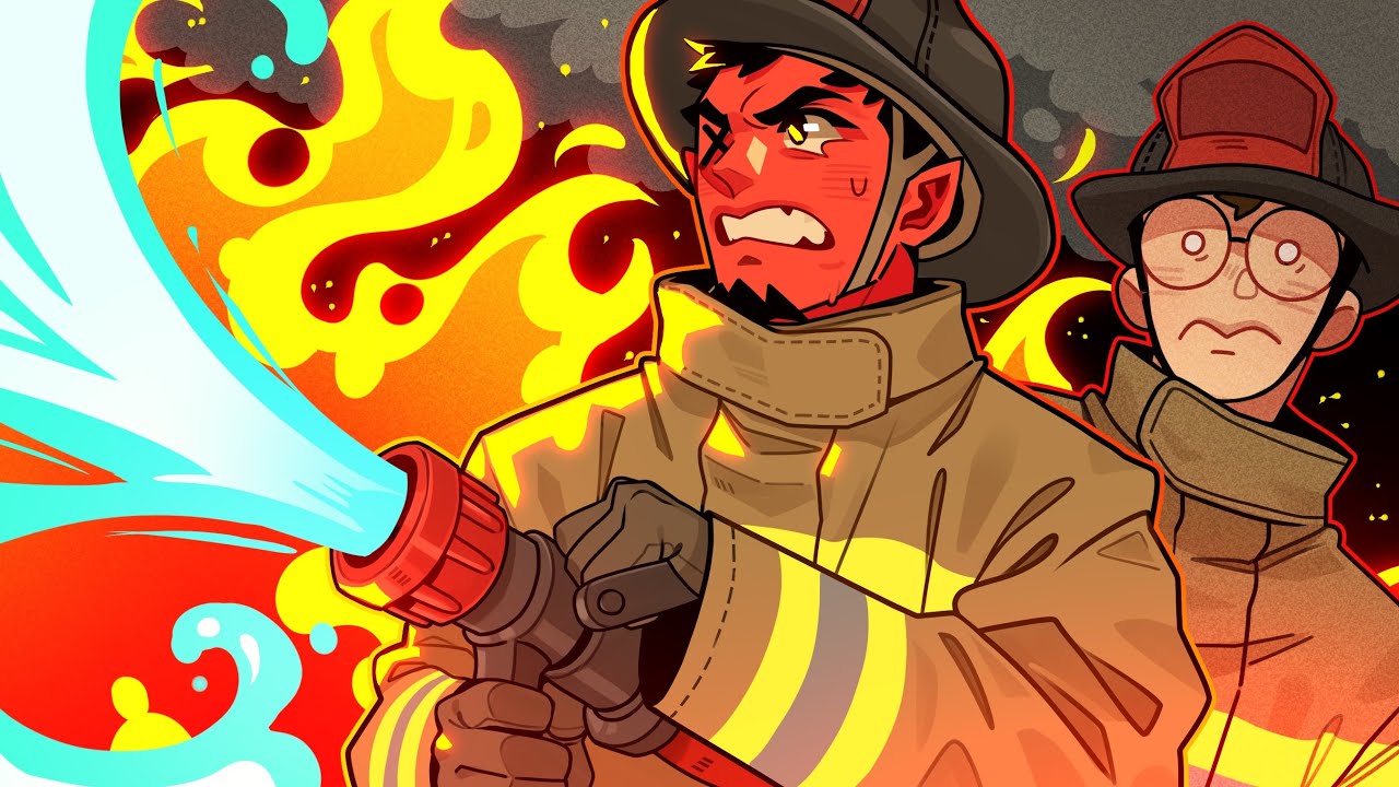 4 MORONS TRY TO FIGHT FIRE... | Firefighting Simulator Ignite