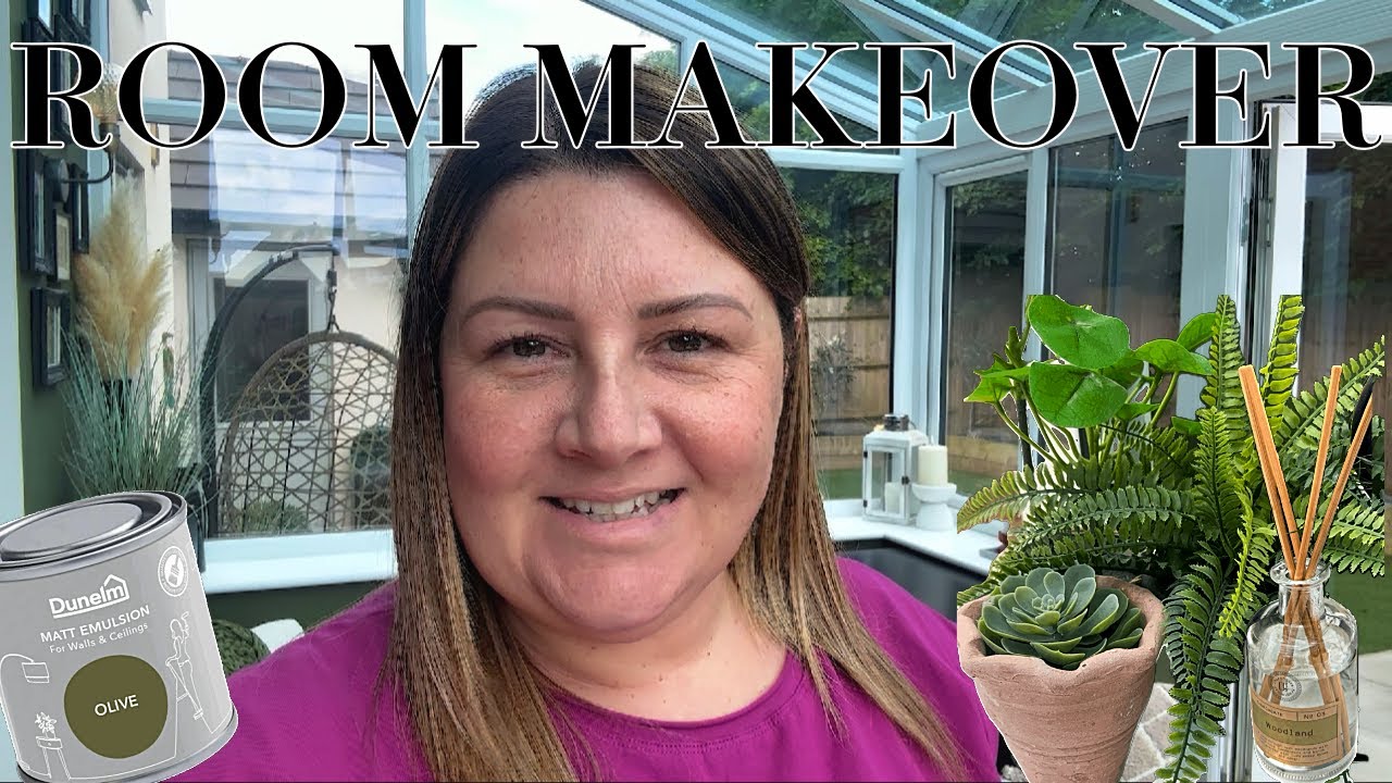 Aesthetic Conservatory Makeover | -Elegant & Stunning- | OLIVE Green Tones 🪴