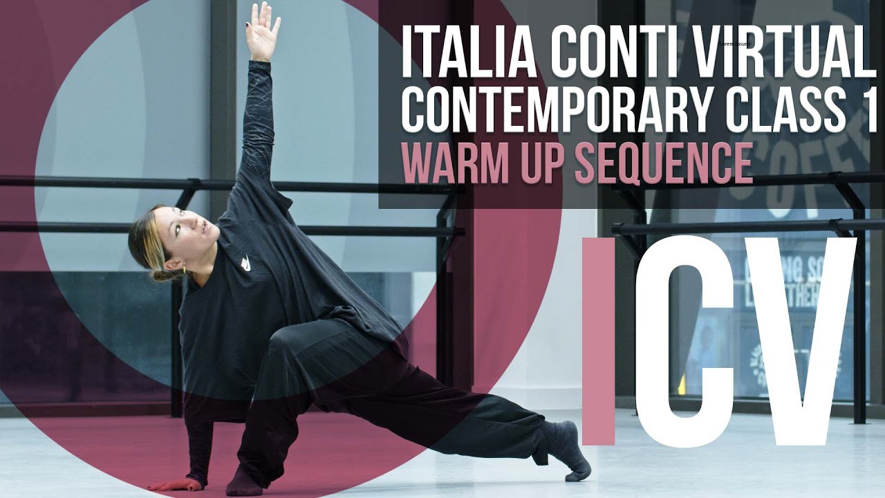 CONTEMPORARY DANCE CLASS 1 - WARM UP SEQUENCE  - ITALIA CONTI VIRTUAL