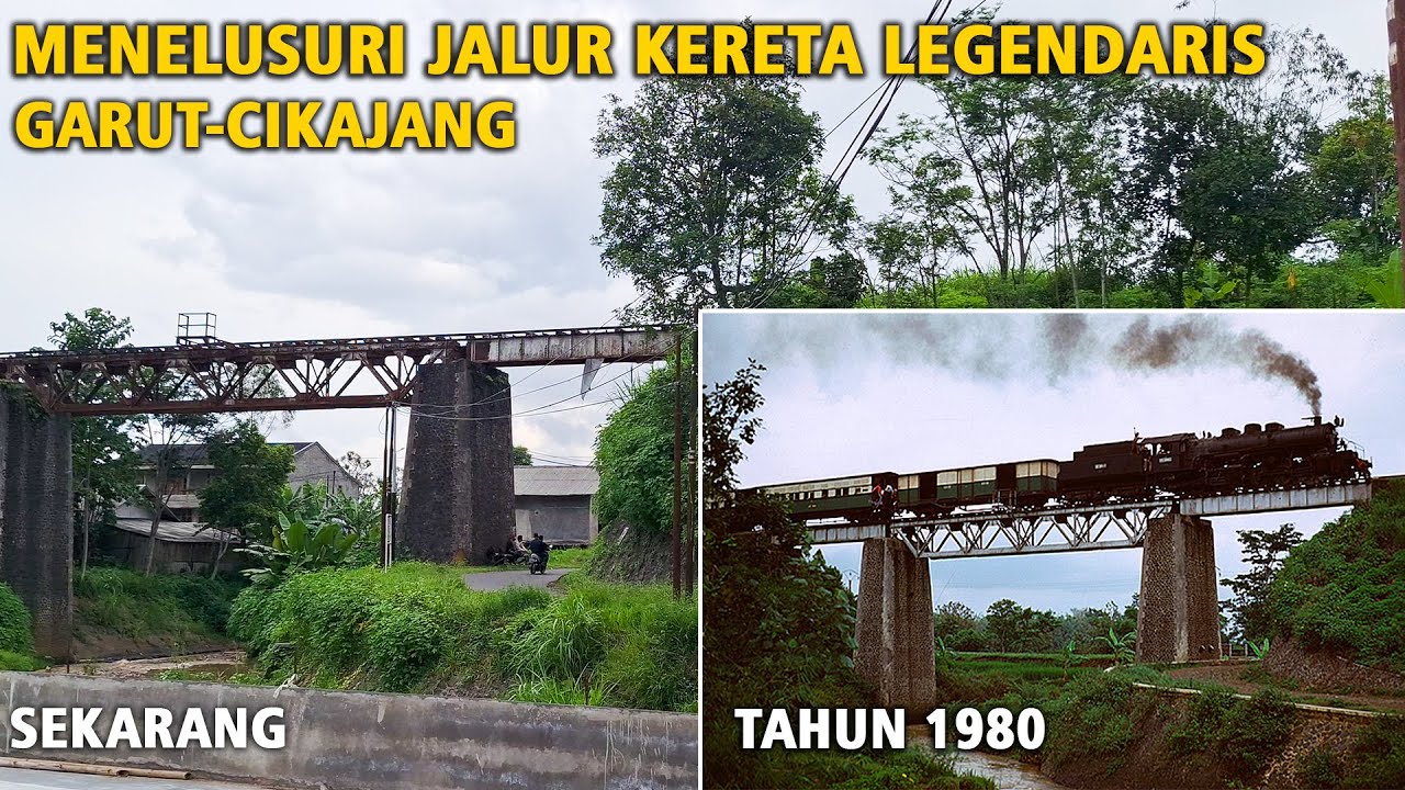 JALUR KERETA LEGENDARIS!!! Menelusuri Jalur Kereta Api Garut-Cikajang