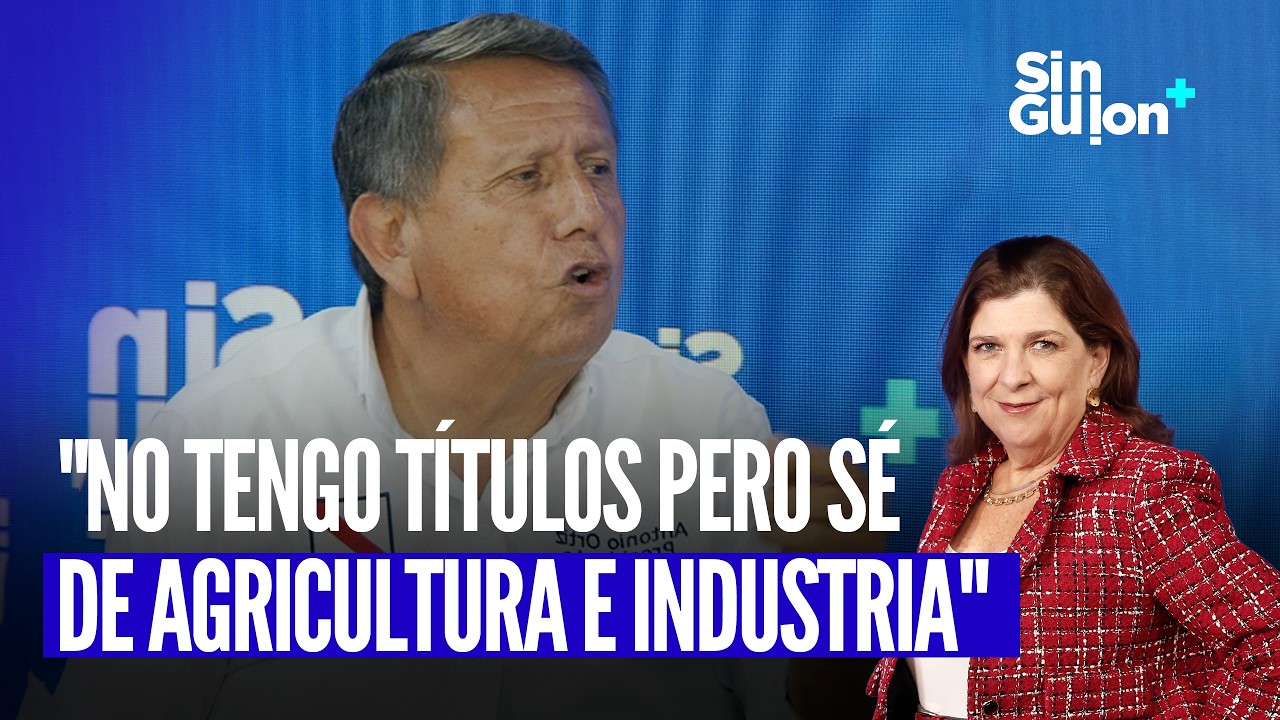 ROSA MARÍA PALACIOS entrevista a ANTONIO ORTIZ de SALVEMOS AL PERÚ | SIN GUION