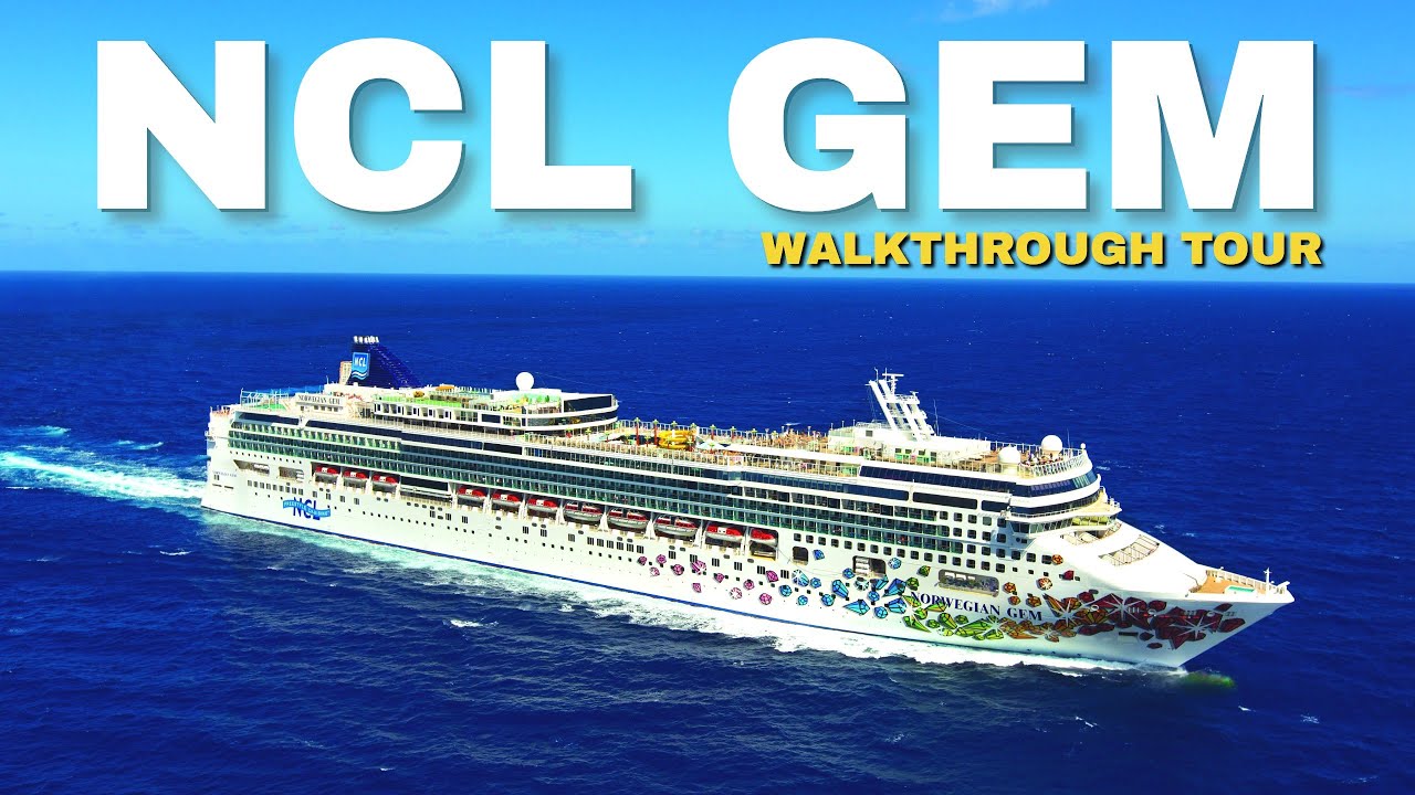 NCL Gem | Full Ship Walkthrough Tour & Review 4K | Norwegian Cruise Lines