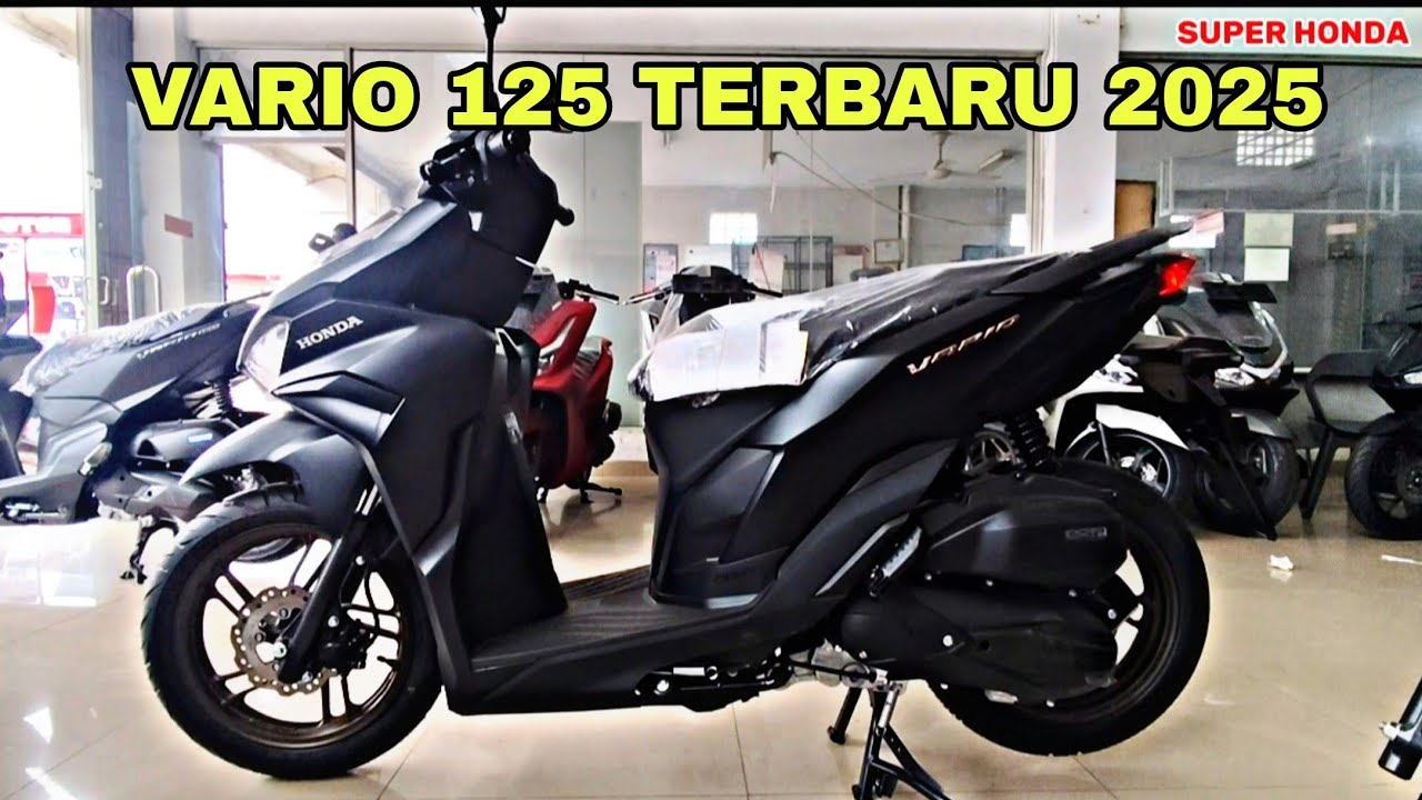 VARIO 125 TERBARU 2025 VERSI CBS ISS WARNA MATTE BLACK TAMPIL GAHAR🔥