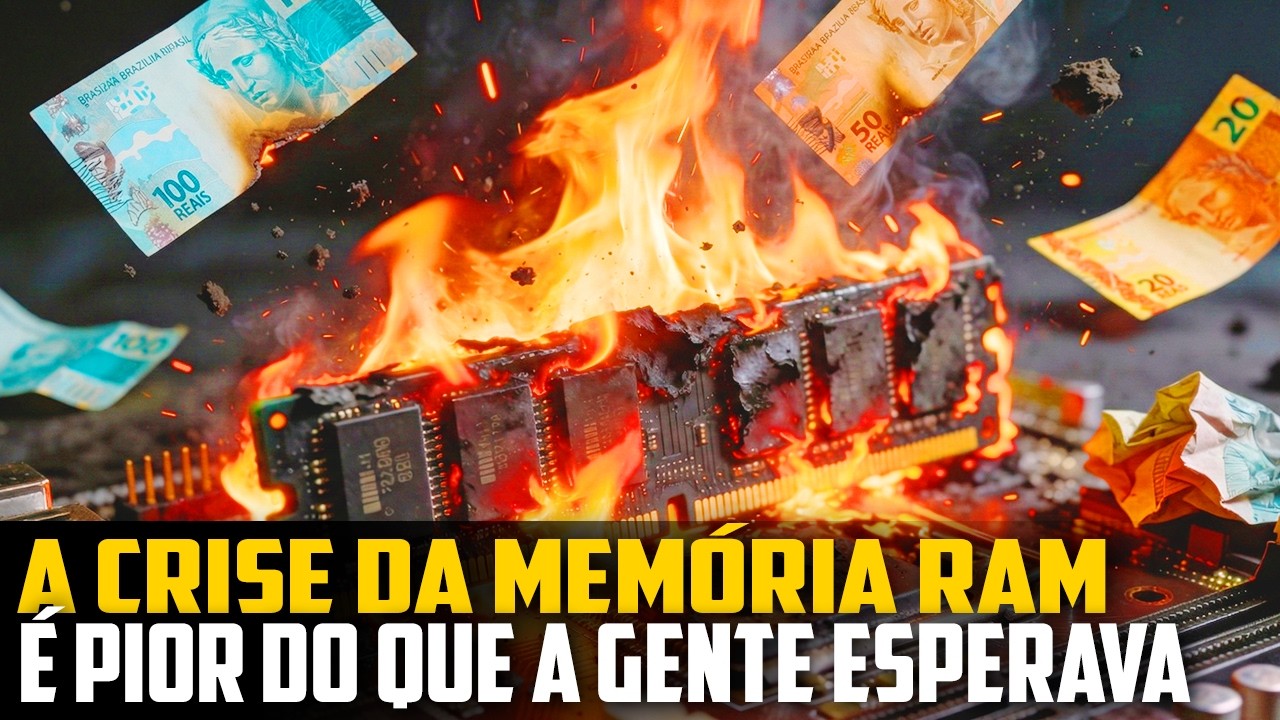 A CRISE da MEMÓRIA RAM é PIOR do que a gente ESPERAVA