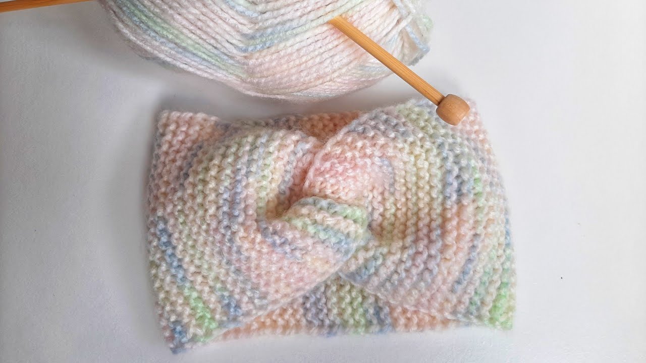 Knitted headband