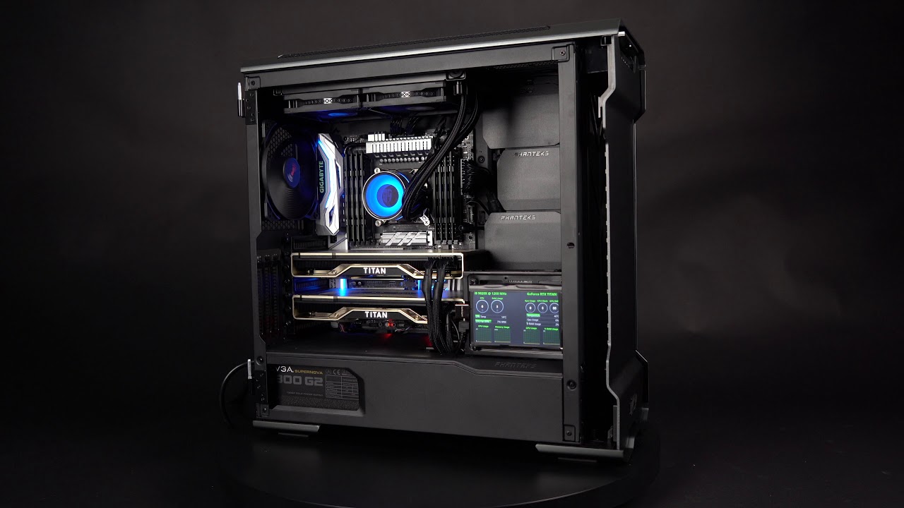 BIZON V5000 Design Demo - Intel Core i9 (up to 18 Cores)&ndash; Video Editing, 3D Rendering Workstation PC