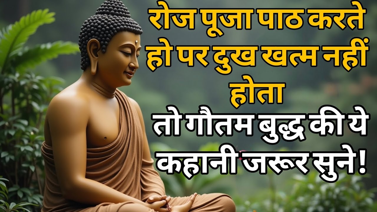 रोज पूजा पाठ करते हो पर दुख खत्म नहीं होता गौतम बुद्ध की यह कहानी जरूर सुने | Buddha story | kahani 