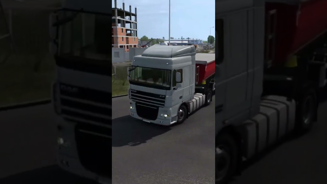 Traveling across Romania by truck DAF №7