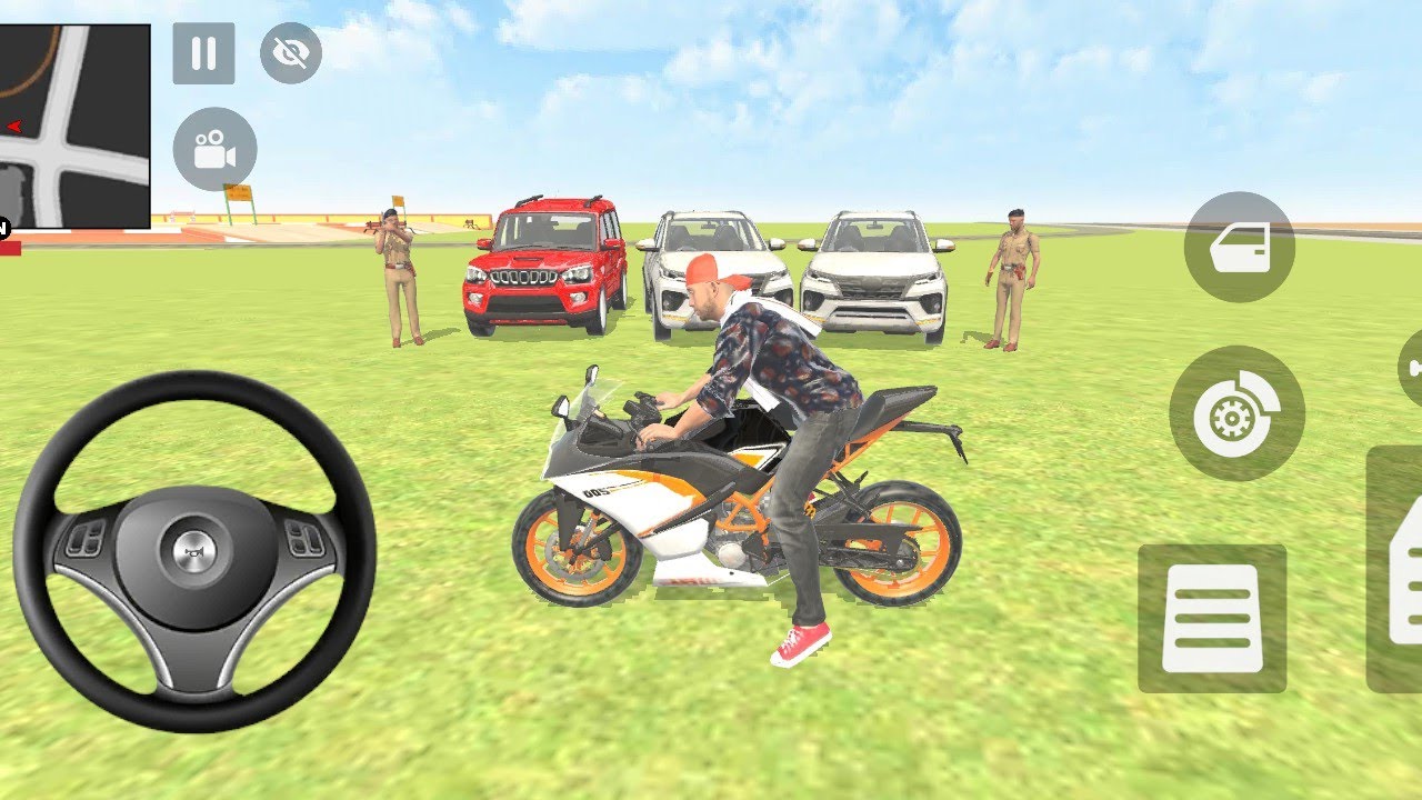 🎮 Franklin Oder by 3️⃣ Fortuner 💥 and Scorpio 4️⃣ Super Bike in Indian 🇮🇳 Theft Auto Simulator 🎮