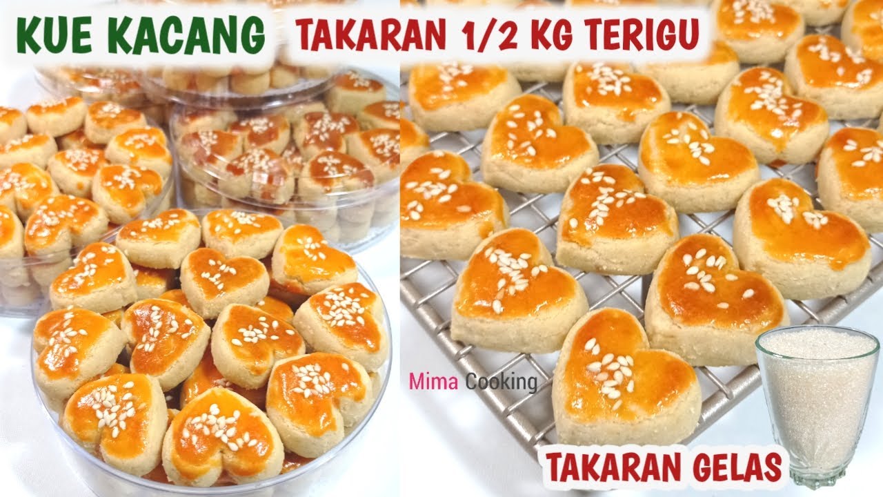 KUE KACANG JADUL TAKARAN 1/2 KG TEPUNG TERIGU | KUE KERING LEBARAN 2023