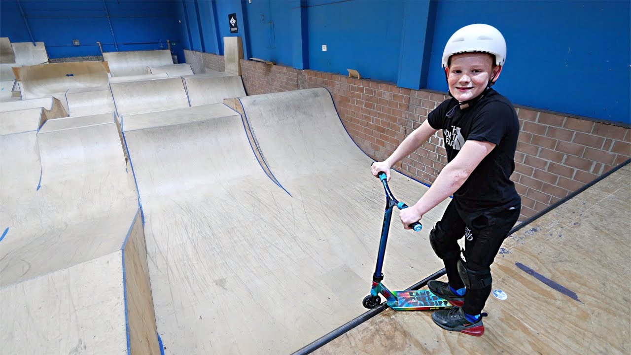 INSANE 8 YEAR OLD SCOOTER KID! 💖Rampworld💖