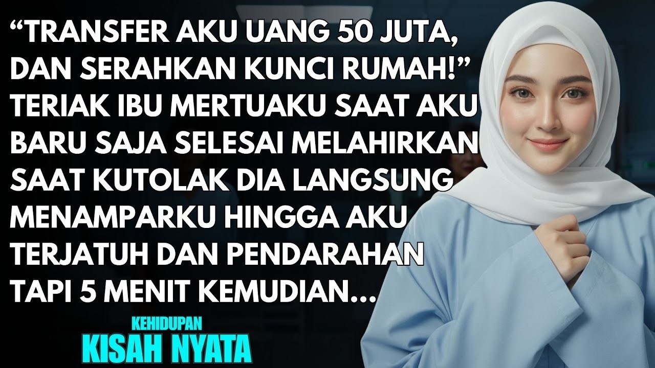 IBU MERTUA MINTA UANG DAN KUNCI RUMAH LALU MENDORONGKU SAMPAI PENDARAHAN - TAPI DIA HISTERIS SAAT...
