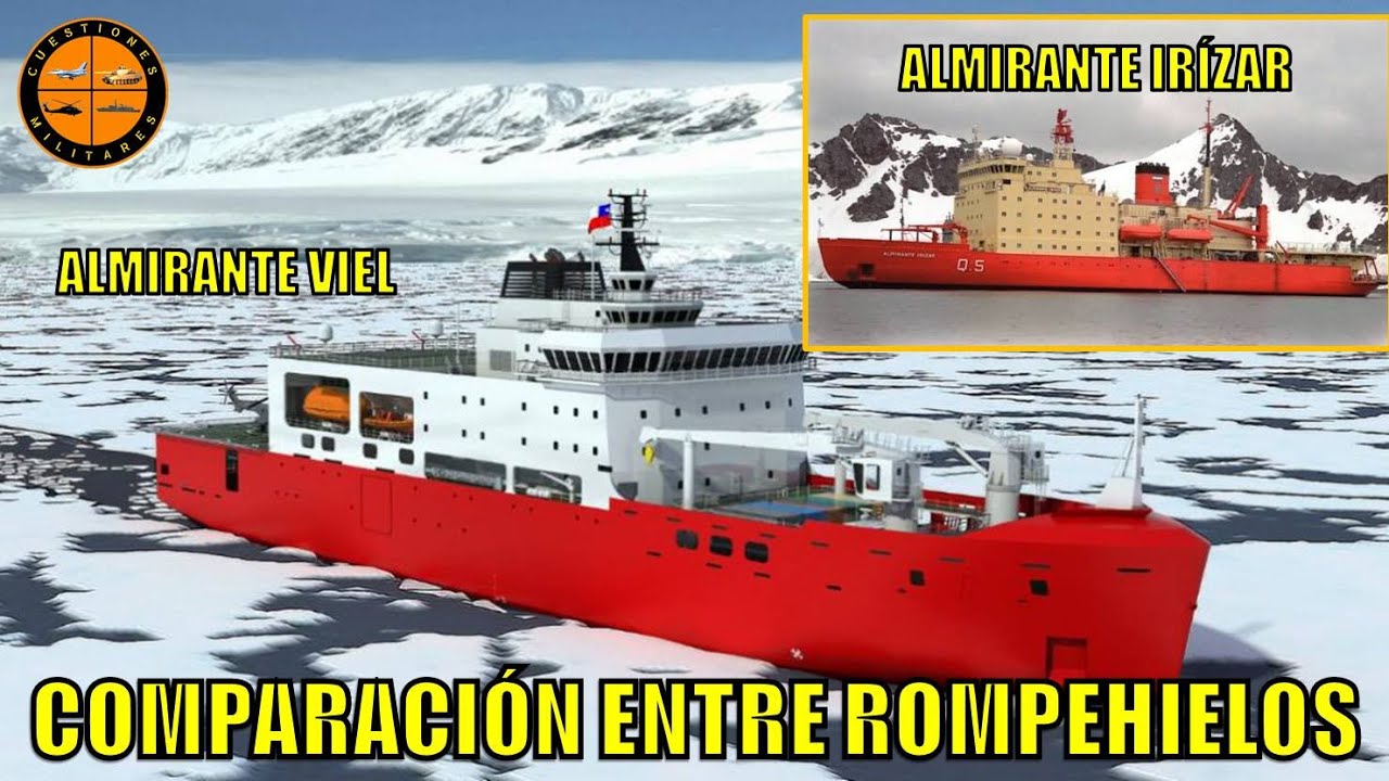 🔴 T1E125 Comparación entre los Rompehielos Argentinos y nuestro Rompehielos Almirante Viel