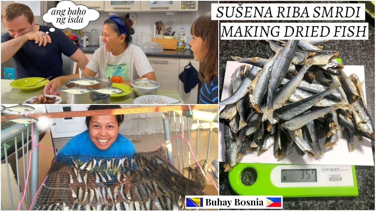 Kako sama pravim sušenu ribu | How I make my own dried fish | Gumawa ako ng tuyo dito sa Bosnia