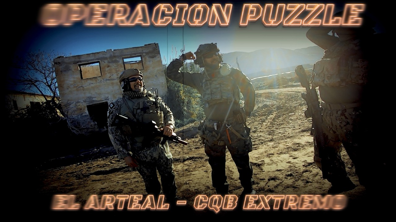 Operacion Puzzle - Combate a muerte por misiones en Cqb Extremo - El Arteal - Airsoft Realista