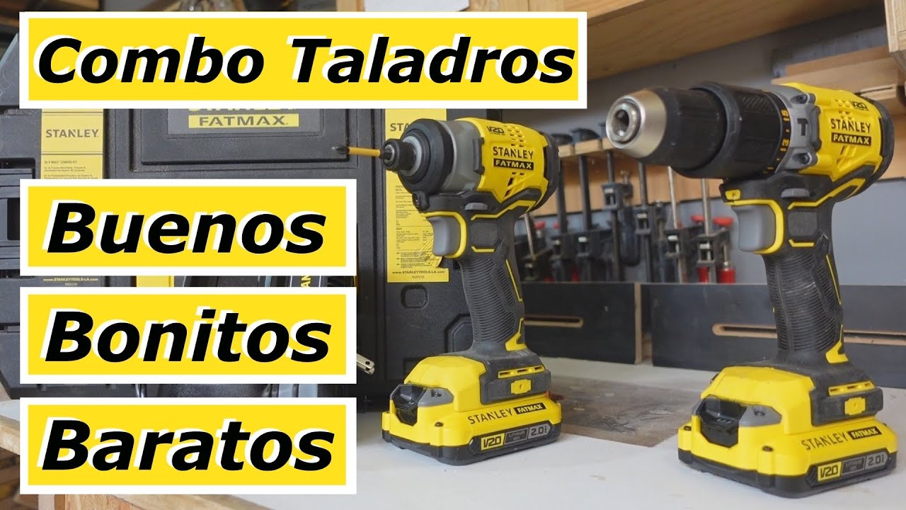 COMBO de Taladros STANLEY FATMAX 20V | UNBOXING, pruebas y primeras impresiones!!!